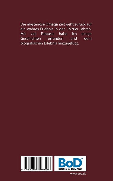 Produktbild: Die mysteri&ouml;se Omega Zeit