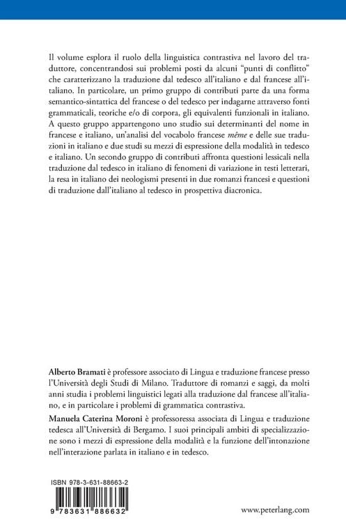 Produktbild: La linguistica contrastiva al servizio della traduzione