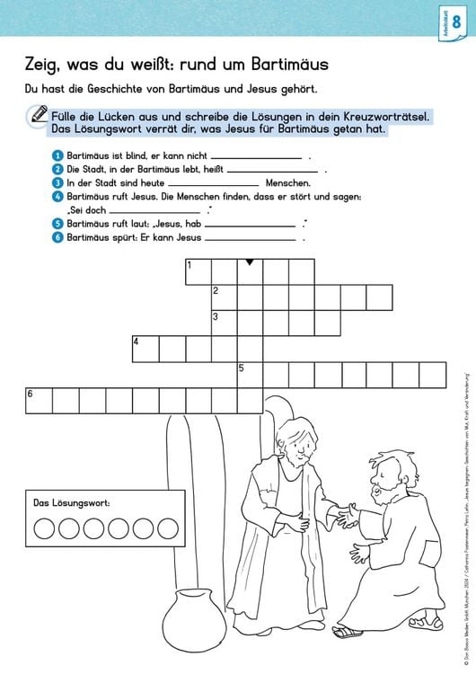 Produktbild: Jesus begegnen: Geschichten von Mut, Kraft und Ver&auml;nderung. 3 x 5 Kinderbibel-Bildkarten. Mit Arbeitsbl&auml;ttern f&uuml;r Klasse 3 und 4. Kamishibai Bildkartenset