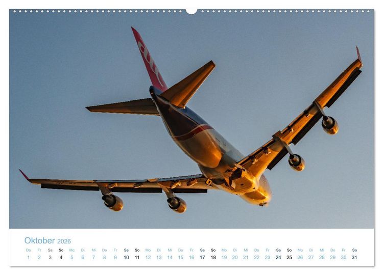 Produktbild: BOEING 747 - K&ouml;nigin der L&uuml;fte (hochwertiger Premium Wandkalender 2026 DIN A2 quer), Kunstdruck in Hochglanz