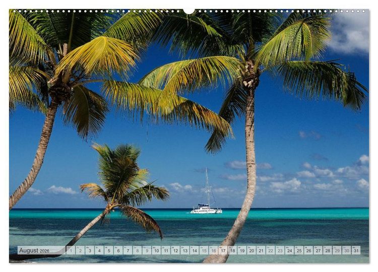 Produktbild: Trauminseln Karibik Christian Heeb (hochwertiger Premium Wandkalender 2026 DIN A2 quer), Kunstdruck in Hochglanz