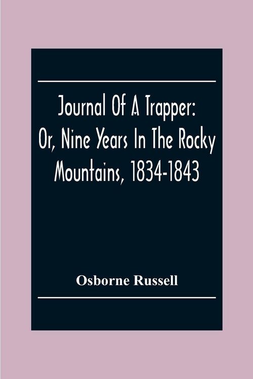 Produktbild: Journal Of A Trapper