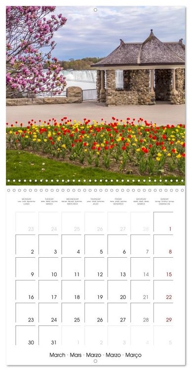 Produktbild: NIAGARA FALLS Idyllic impressions by day and night (Wall Calendar 2026 12 &times; 12 Inch) CALVENDO 12 Month Wall Calendar