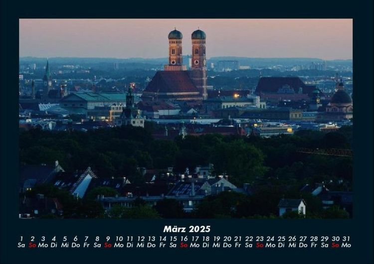 Produktbild: M&uuml;nchen 2025 Fotokalender DIN A4