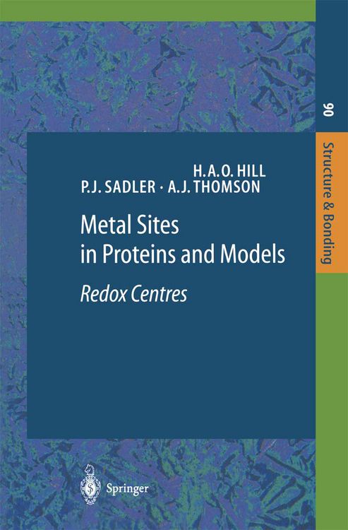 Produktbild: Metal Sites in Proteins and Models