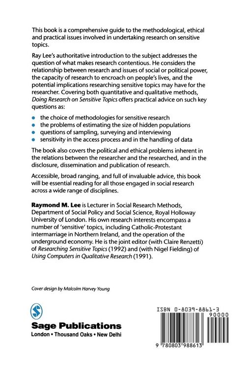 Produktbild: Doing Research on Sensitive Topics