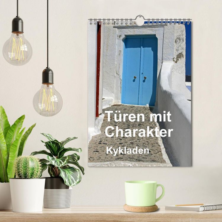 Produktbild: T&uuml;ren mit Charakter Kykladen (Wandkalender 2026 DIN A4 hoch), CALVENDO Monatskalender