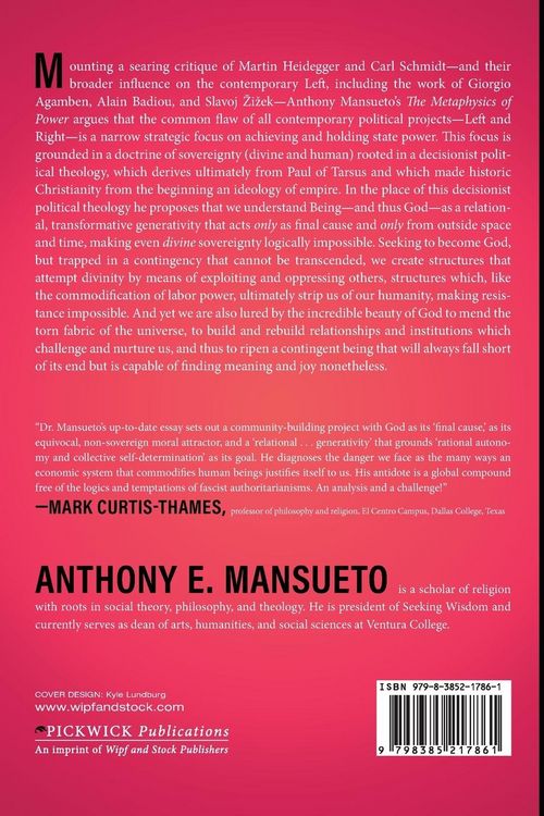Produktbild: The Metaphysics of Power