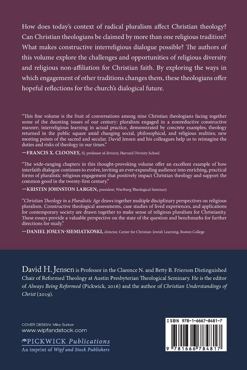 Produktbild: Christian Theology in a Pluralistic Age