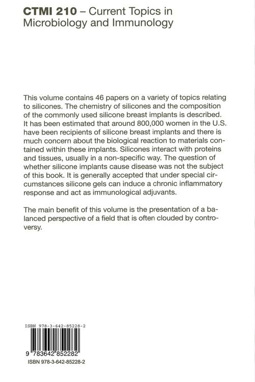 Produktbild: Immunology of Silicones