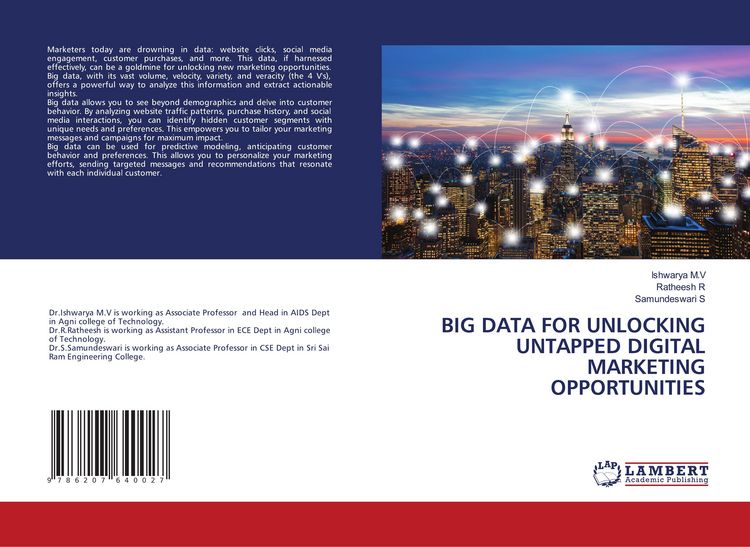 Produktbild: BIG DATA FOR UNLOCKING UNTAPPED DIGITAL MARKETING OPPORTUNITIES