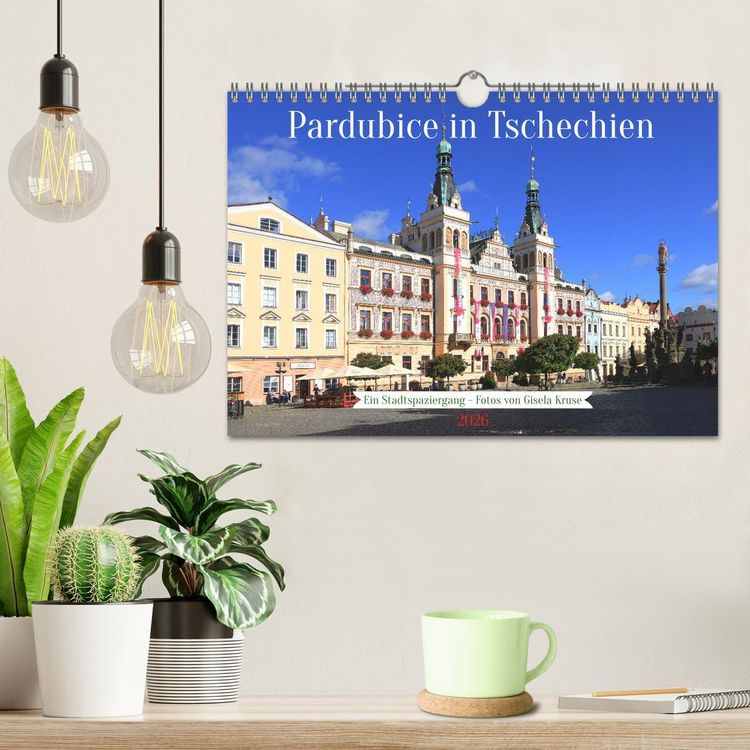 Produktbild: Pardubice in Tschechien - Ein Stadtspaziergang (Wandkalender 2026 DIN A4 quer), CALVENDO Monatskalender