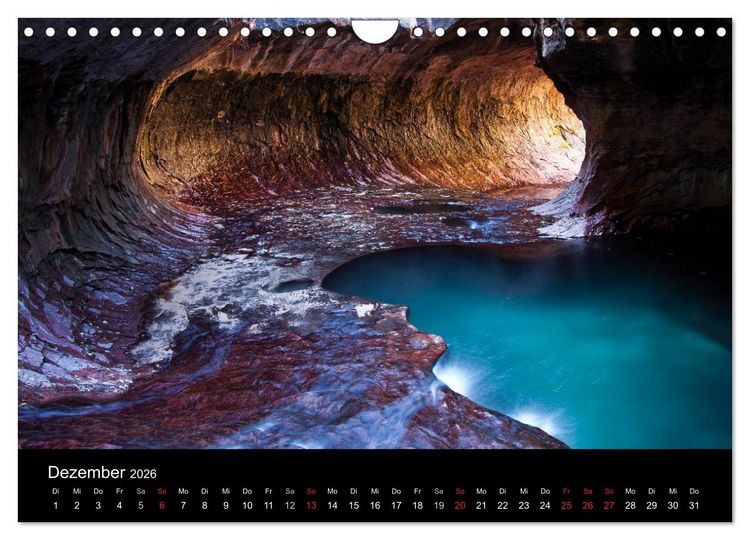 Produktbild: Die Landschaften Nordamerikas (Wandkalender 2026 DIN A4 quer), CALVENDO Monatskalender
