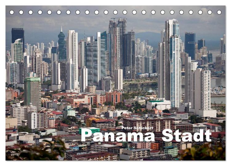 Produktbild: Panama Stadt (Tischkalender 2026 DIN A5 quer), CALVENDO Monatskalender