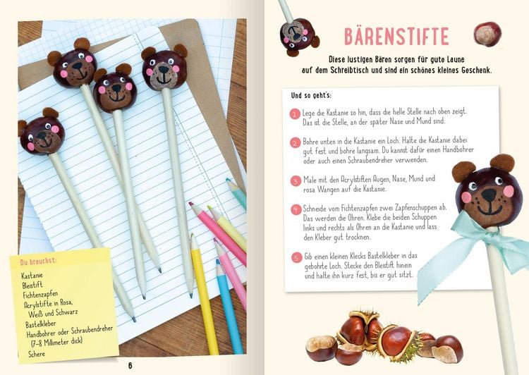 Produktbild: Mein Kastanien-Bastelbuch