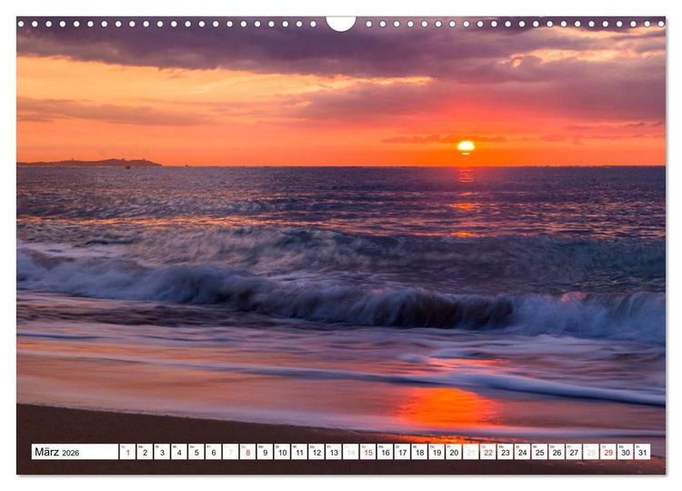 Produktbild: Miami Platja - Unvergessliche Meerblicke (Wandkalender 2026 DIN A3 quer), CALVENDO Monatskalender