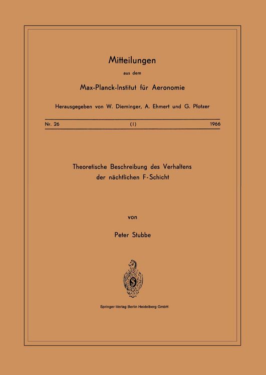 Produktbild: Theoretische Beschreibungen des Verhaltens der N&auml;chtlichen F &mdash; Schicht