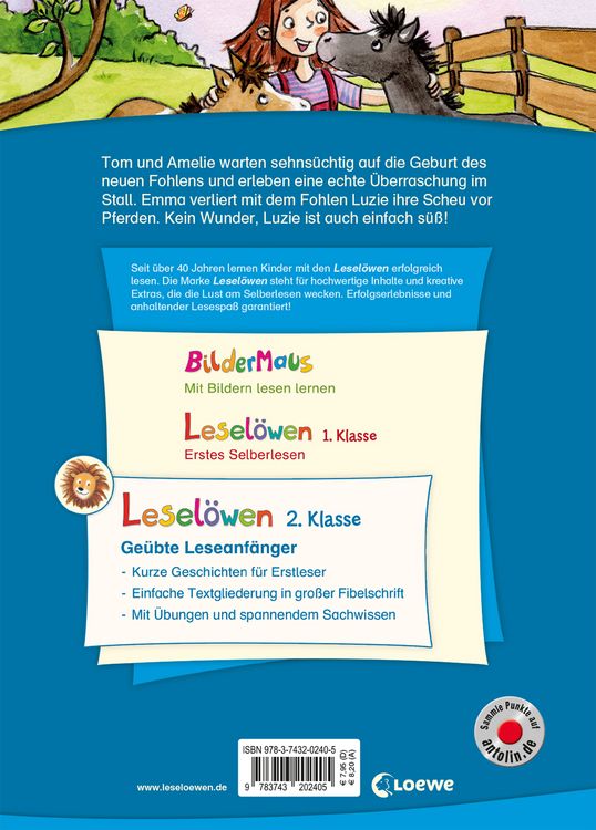 Produktbild: Lesel&ouml;wen 2. Klasse - Fohlengeschichten