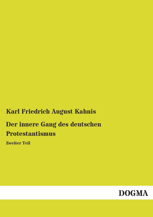 Produktbild: Der innere Gang des deutschen Protestantismus