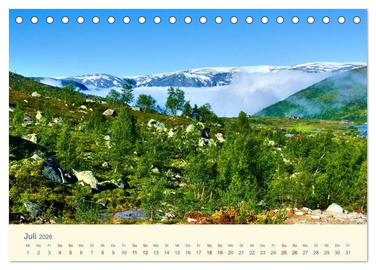 Produktbild: Trolltunga (Tischkalender 2026 DIN A5 quer), CALVENDO Monatskalender