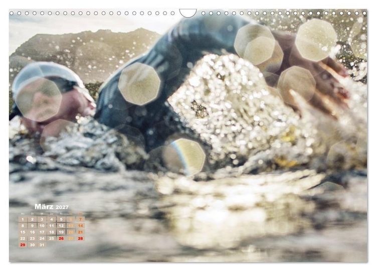 Produktbild: Triathlon: Mit Leidenschaft zur pers&ouml;nlichen Bestzeit (Wandkalender 2027 DIN A3 quer), CALVENDO Monatskalender