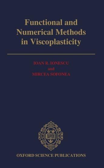 Produktbild: Functional and Numerical Methods in Viscoplasticity