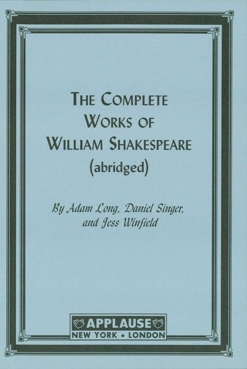 Produktbild: The Complete Works Of William Shakespeare
