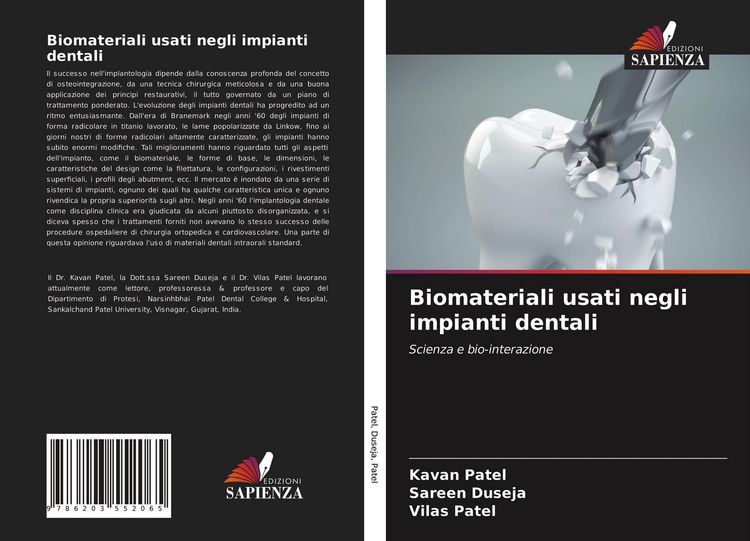 Produktbild: Biomateriali usati negli impianti dentali
