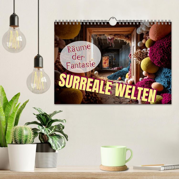 Produktbild: Surreale Welten. R&auml;ume der Fantasie (Wandkalender 2026 DIN A4 quer), CALVENDO Monatskalender