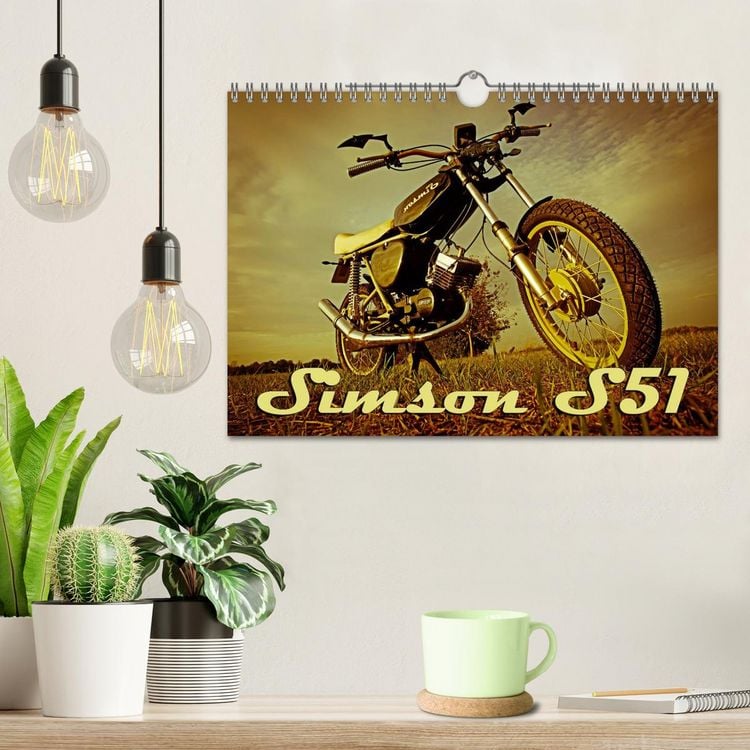 Produktbild: Simson S51 (Wandkalender 2026 DIN A4 quer), CALVENDO Monatskalender