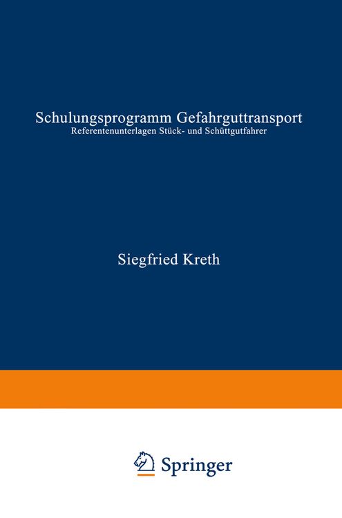 Produktbild: Schulungsprogramm Gefahrguttransport