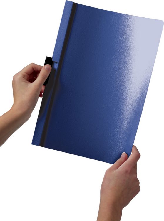 Produktbild: DURABLE Klemmhefter Duraclip&reg; 60, dunkelblau
