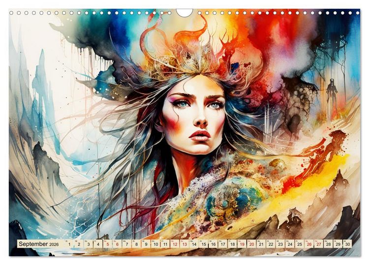 Produktbild: Wilde Ladys (Wandkalender 2026 DIN A3 quer), CALVENDO Monatskalender