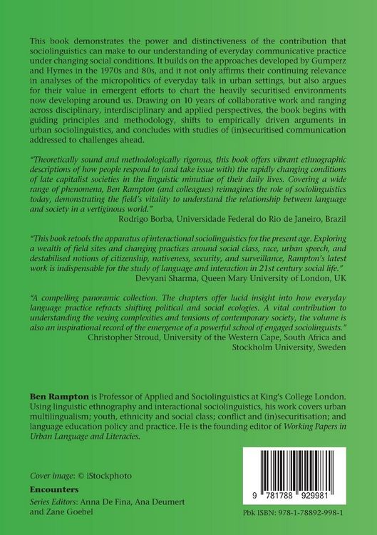 Produktbild: Linguistic Practice in Changing Conditions