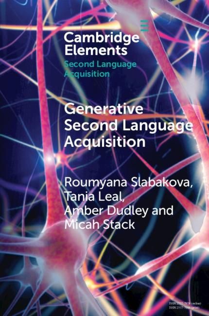Produktbild: Generative Second Language Acquisition