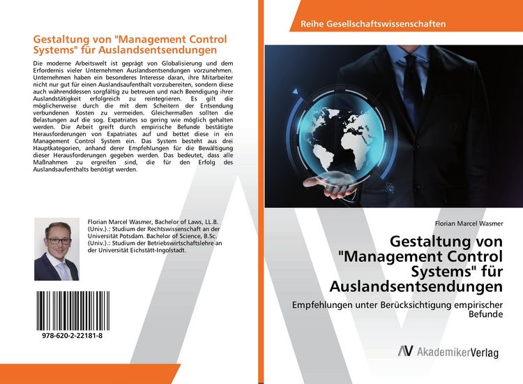 Produktbild: Gestaltung von "Management Control Systems" f&uuml;r Auslandsentsendungen