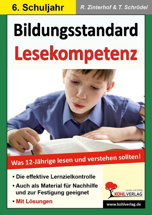 Produktbild: Bildungsstandard Lesekompetenz / Klasse 6