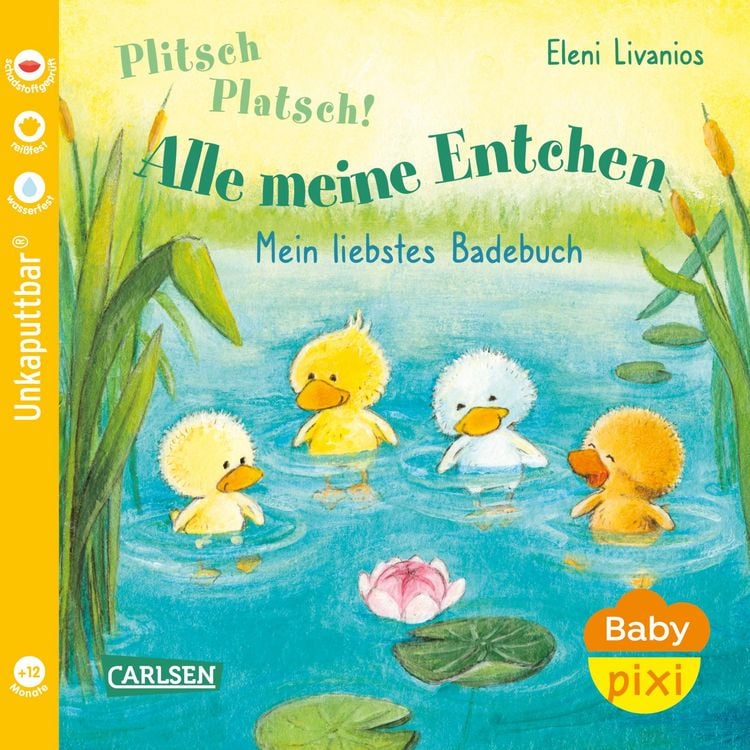 Produktbild: Baby Pixi (unkaputtbar) 105: Plitsch, platsch! Alle meine Entchen