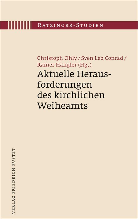 Produktbild: Aktuelle Herausforderungen des kirchlichen Weiheamts