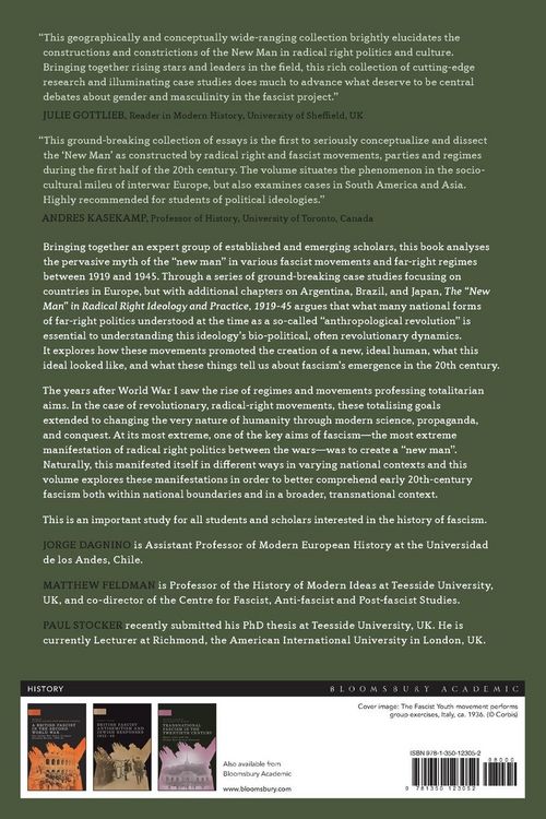 Produktbild: The "New Man" in Radical Right Ideology and Practice, 1919-45