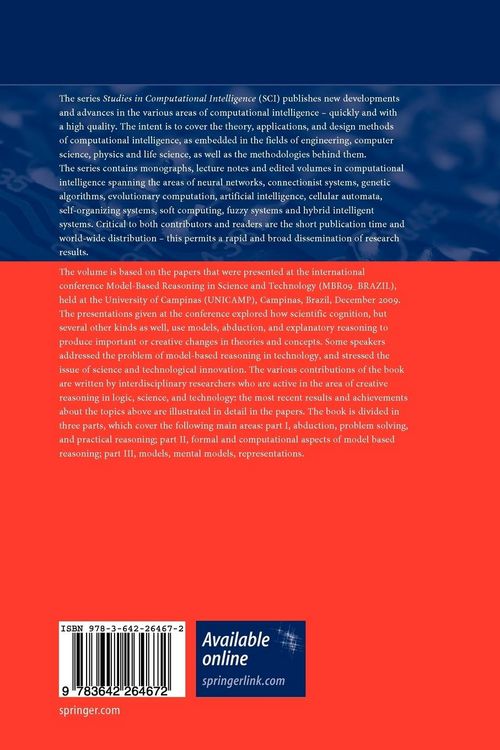 Produktbild: Model-Based Reasoning in Science and Technology
