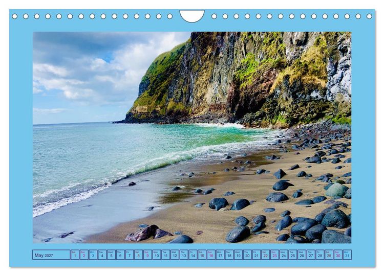 Produktbild: Wild Nature Azores &ndash; S&atilde;o Miguel (Wall Calendar 2027 DIN A4 landscape), CALVENDO 12 Month Wall Calendar