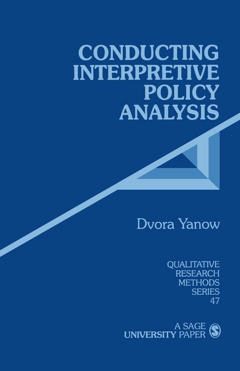 Produktbild: Conducting Interpretive Policy Analysis