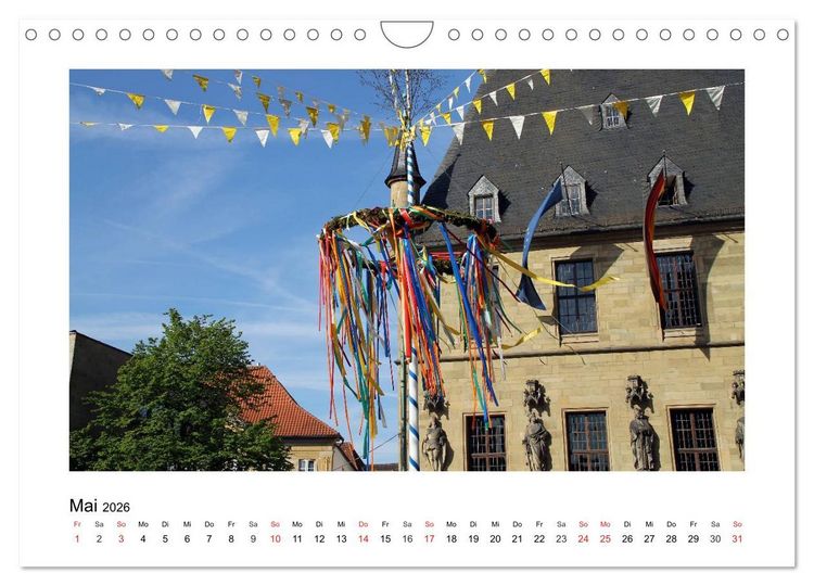 Produktbild: Die Friedensstadt Osnabr&uuml;ck (Wandkalender 2026 DIN A4 quer), CALVENDO Monatskalender