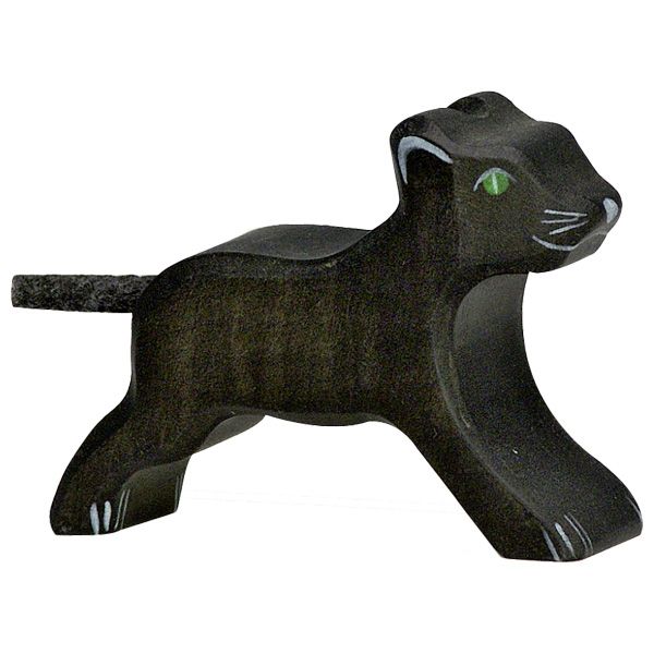 Produktbild: Holztiger Panther, klein, Holz