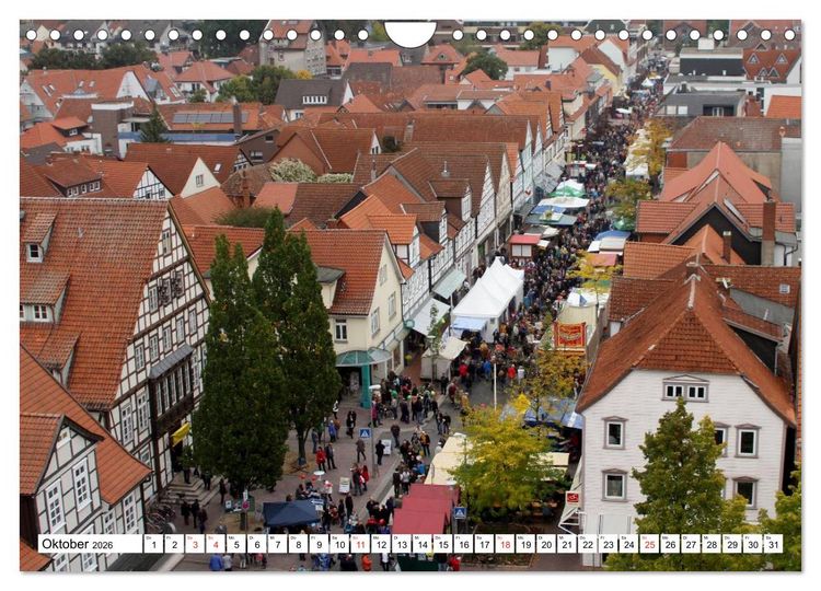 Produktbild: BURGDORFER ANSICHTEN (Wandkalender 2026 DIN A4 quer), CALVENDO Monatskalender