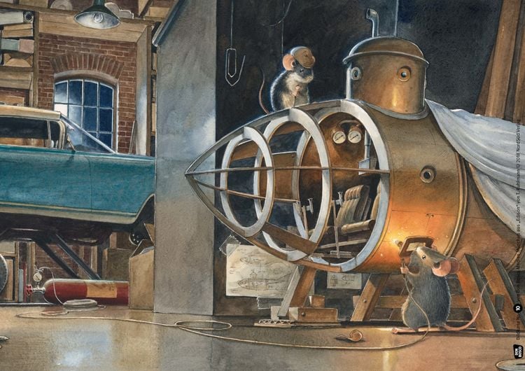 Produktbild: Edison. Das R&auml;tsel des verschollenen Mauseschatzes. Kamishibai Bildkartenset