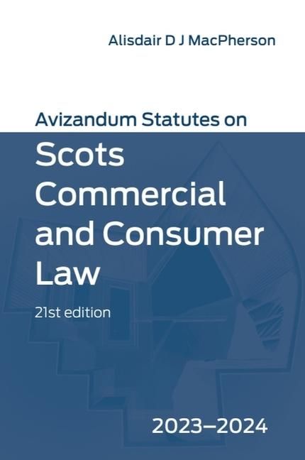 Produktbild: Avizandum Statutes on Scots Commercial and Consumer Law