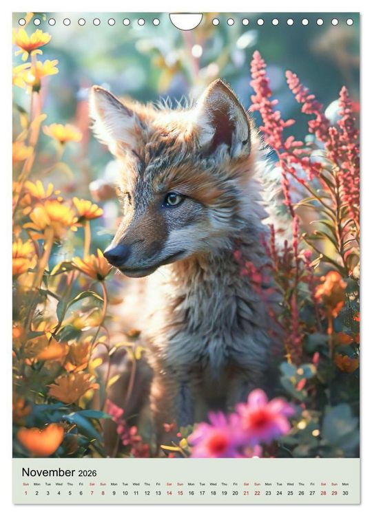 Produktbild: Baby Wildlife (Wall Calendar 2026 DIN A4 portrait), CALVENDO 12 Month Wall Calendar