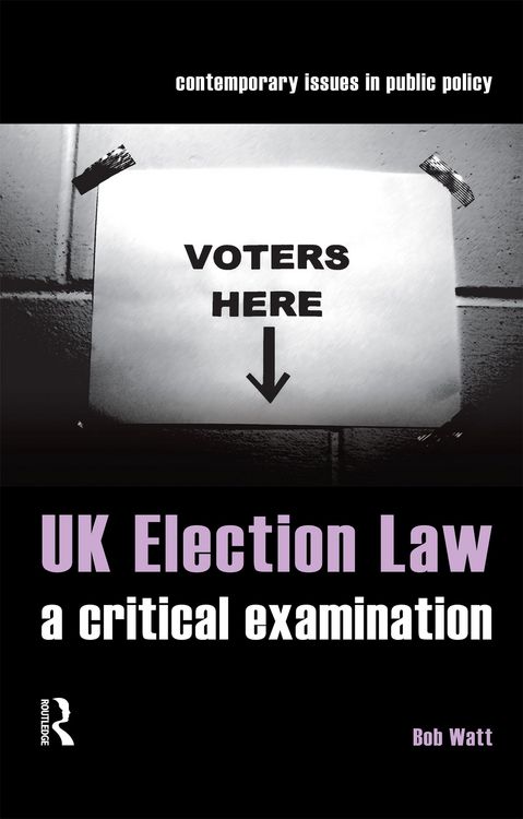Produktbild: UK Election Law